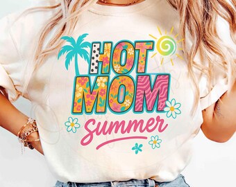 Mamá caliente verano PNG, camisa de verano retro femenina PNG, vacaciones de verano vintage PNG, verano femenino preppy PNG, playa PNG, viaje de chicas verano PNG 7