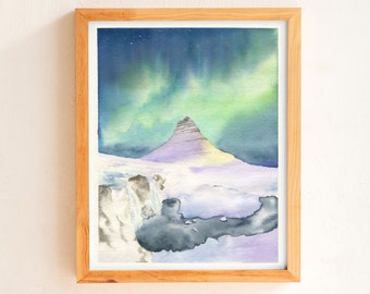 Paisaje de acuarela personalizado, pintura por encargo, regalo de recuerdo de vacaciones, regalos personalizados, arte de viaje personalizado, arte personalizado, regalo de viaje