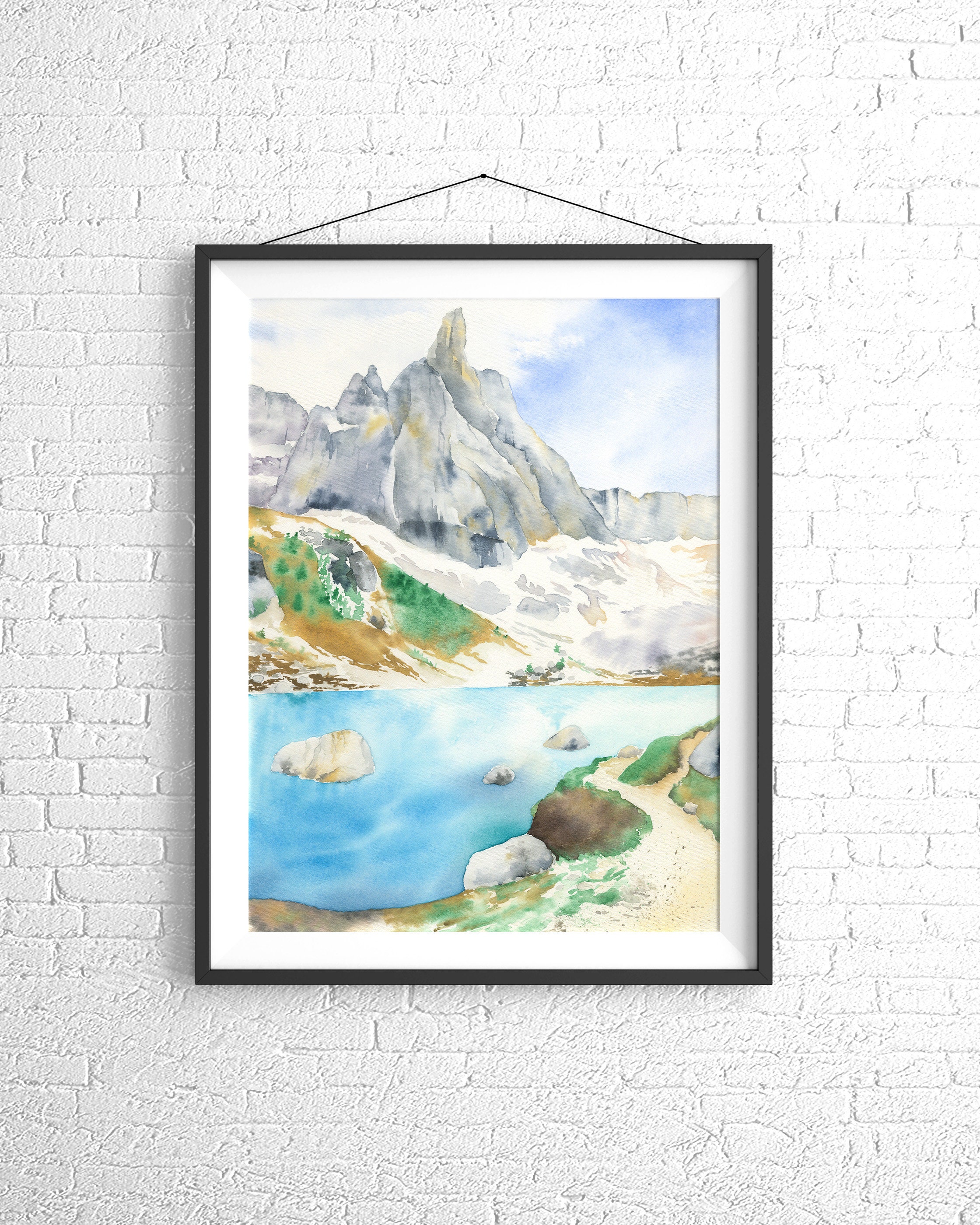 Lago Di Sorapiss Printable Art Italy Digital Print Italian - Etsy