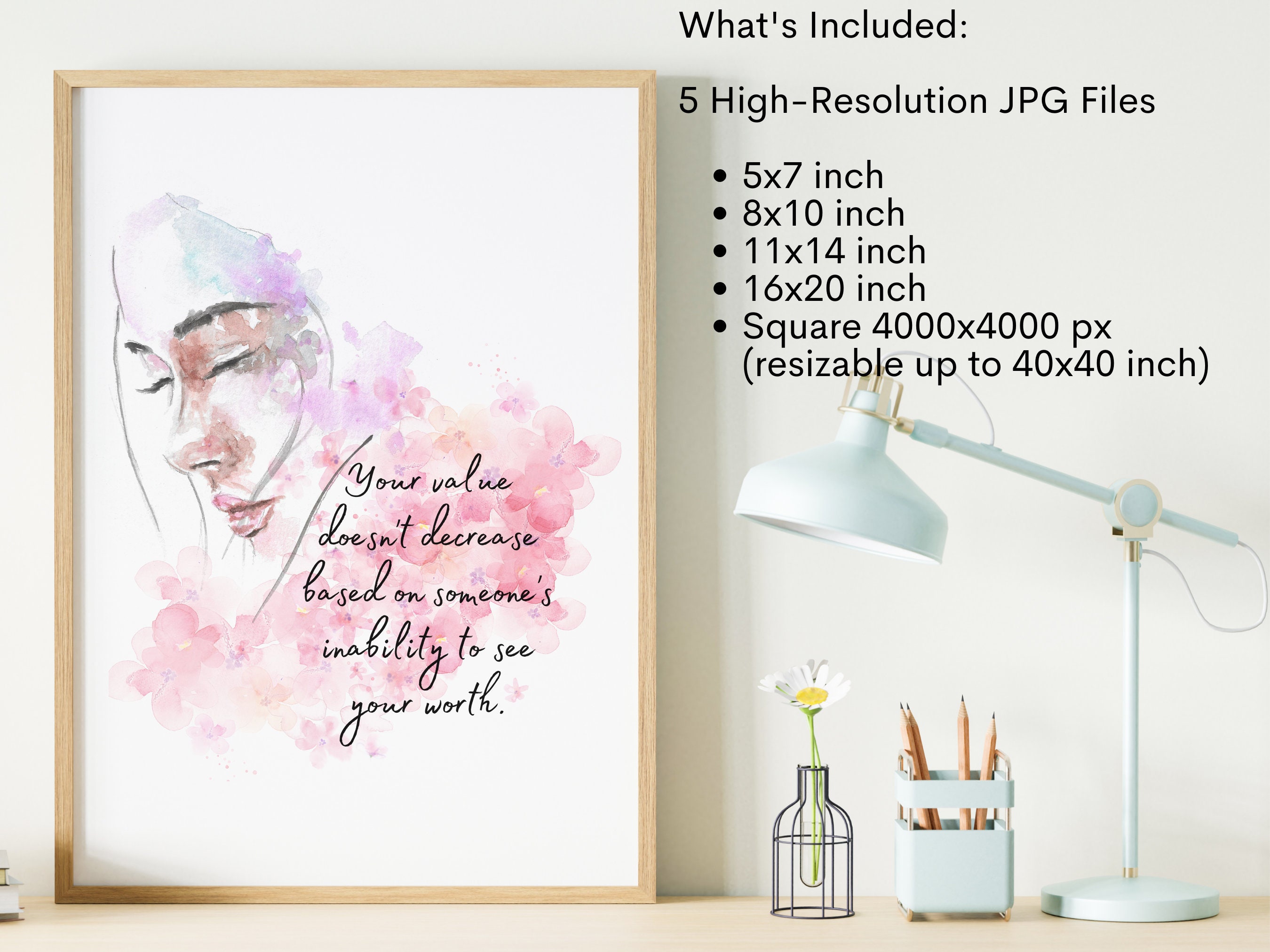 Printable Motivational Wall Art, Downloadable Motivational Quote ...