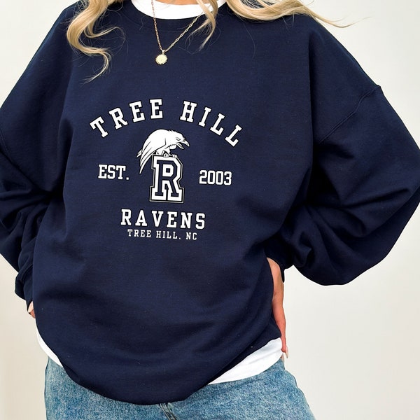 Tree Hill Ravens Sweatshirt, OTH Tree Hill High School Sweater, Tree Hill Ravens Basketball Team Sweatshirt, OTH Gift, OTH Merch