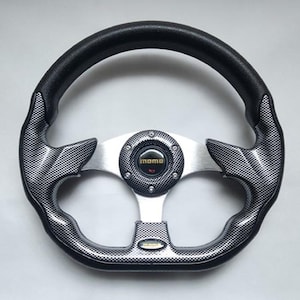 MOMO Eagle Street Sport Steering Wheel 320mm 12.5in Carbon Fiber