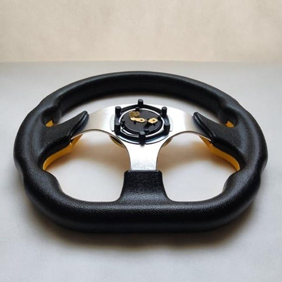 Buy MOMO Eagle Street Sport Steering Wheel 320mm 12.5in Yellow