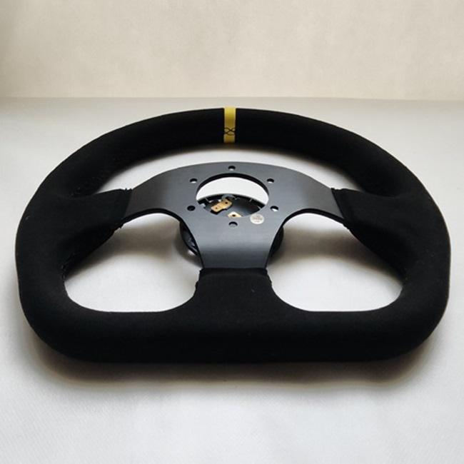 OMP スポーツステアリングホイール ブラックスエード仕上げ仕様 OMP