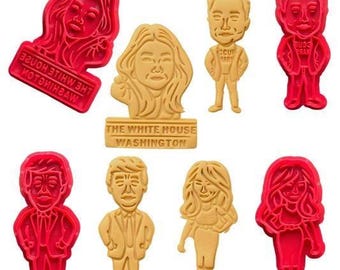 MAGAdoodles Cookie Cutter Set / Trump, Melania, Karoline Leavitt, Elon Musk