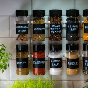Wall-Mounted Spice Rack | Quick Access | Low-Profile Modern Design