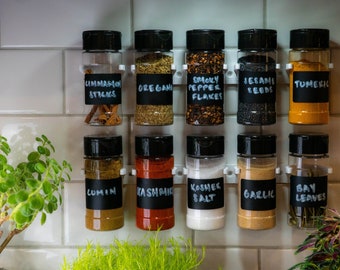 Wall-Mounted Spice Rack | Quick Access | Low-Profile Modern Design