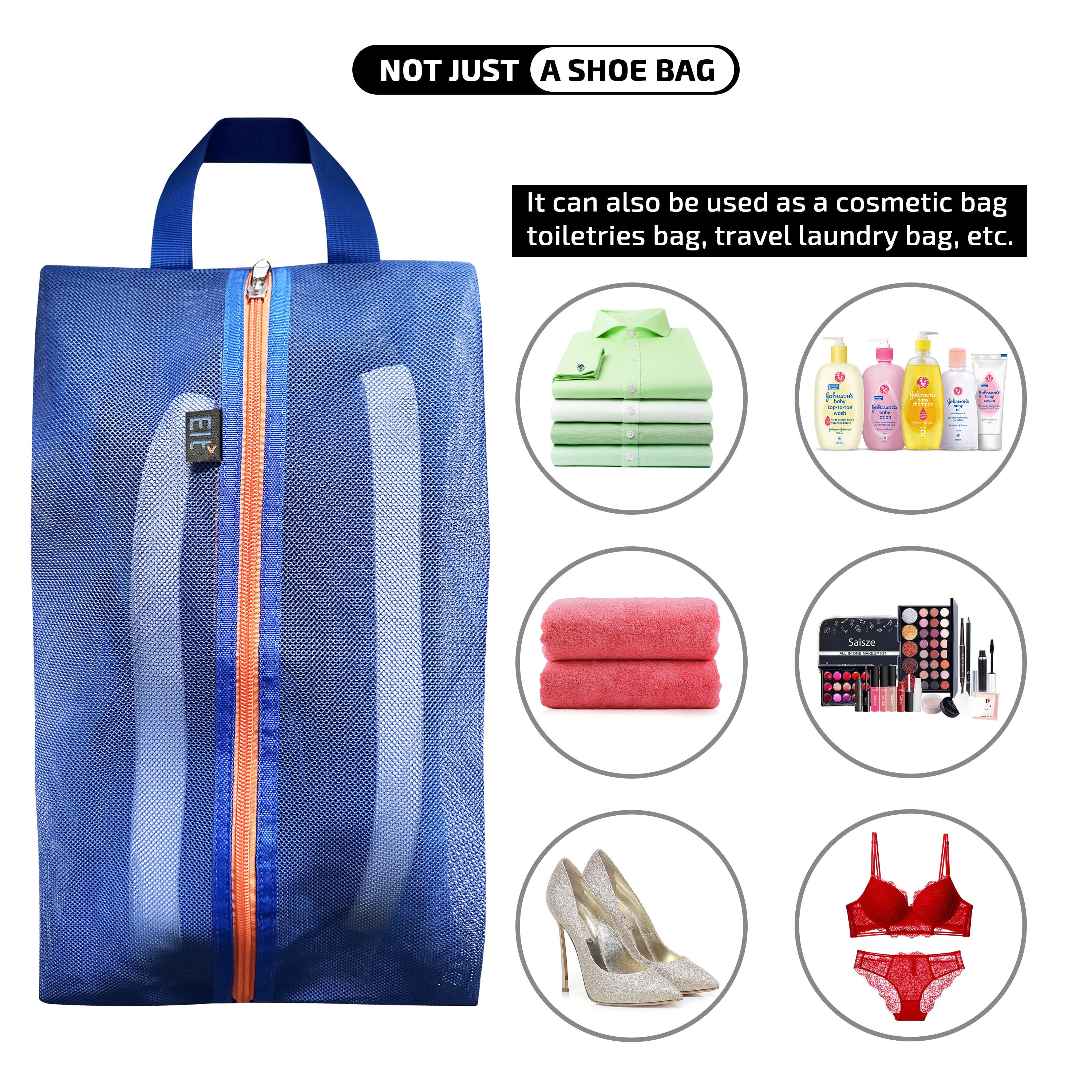 Eit Shoe Bag Store Your Shoe Pair, Perfect for Traveling and Daily Gym