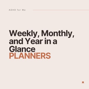 Printable and simple planners.