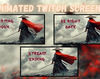 Geanimeerde Twitch Stream-schermen: samoeraithema