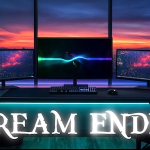 RGB Gaming Overlay Pack | 4 Animated Screens - Starting Soon, BRB, Just Chatting, Stream Ending | PC Streamer Setup | Digital Download