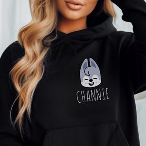 Stray Kids Channie Sweatshirt, &#39;Wolf Chan&#39; Hoodie, Stray Kids Stay Merch, DominATE, Funny Stray Kids Meme, Festival Attire, Bang Chan Bias