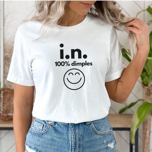 Stray Kids I N Dimples T-Shirt, Stray Kids Fan Merch, Jeongin Maknae Bias Graphic Tee, Perfect for Fans, Unique Stray Kids T-shirt Gift
