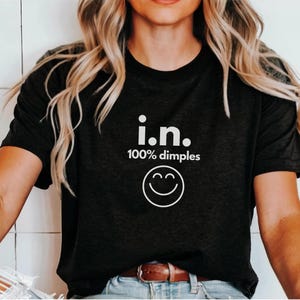 Stray Kids I N Dimples T-Shirt, Stray Kids Fan Merch, I N Jeongin Bias Graphic Tee, Perfect for Fans, Unique Stray Kids T-shirt Gift