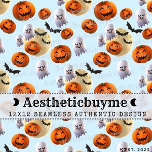 Halloween/skull/celestial/zodiac/seamless File for Fabric Sublimation, Repeat Design, Digital Scrapbook Paper /Surface Pattern