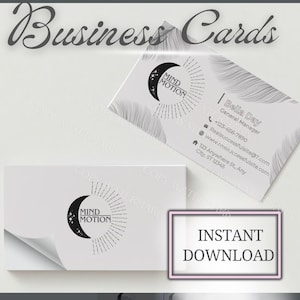 Moon Moderne, elegante, stilvolle Visitenkarte Vorlage, ein wichtiges Marketing-Tool, das eine tragbare und erschwingliche Möglichkeit bietet, Verbindungen herzustellen.