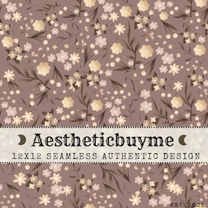 Floral ,  neutral, trending, seamless File for Fabric Sublimation, Repeat Design, Digital Scrapbook Paper /Surface Pattern