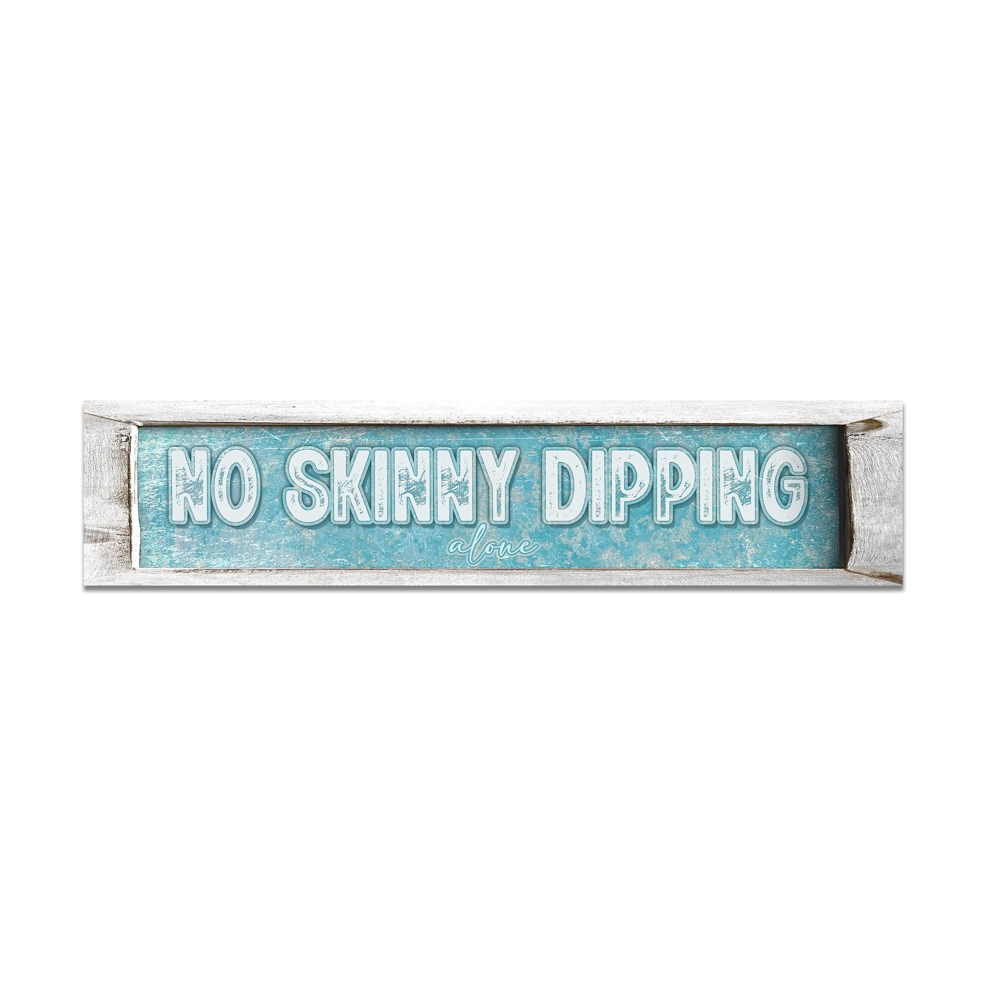 Décoration Murale Bouée De Sauvetage – No Skinny Dipping Alone – Tiki Bar