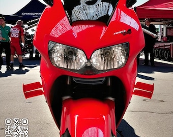 Alettoni laterali Mk1 per Clignotanti per Honda VFR 800FI 98-01 RC46