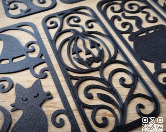 Marque-Pages d'Halloween – 14 Modèles Disponibles