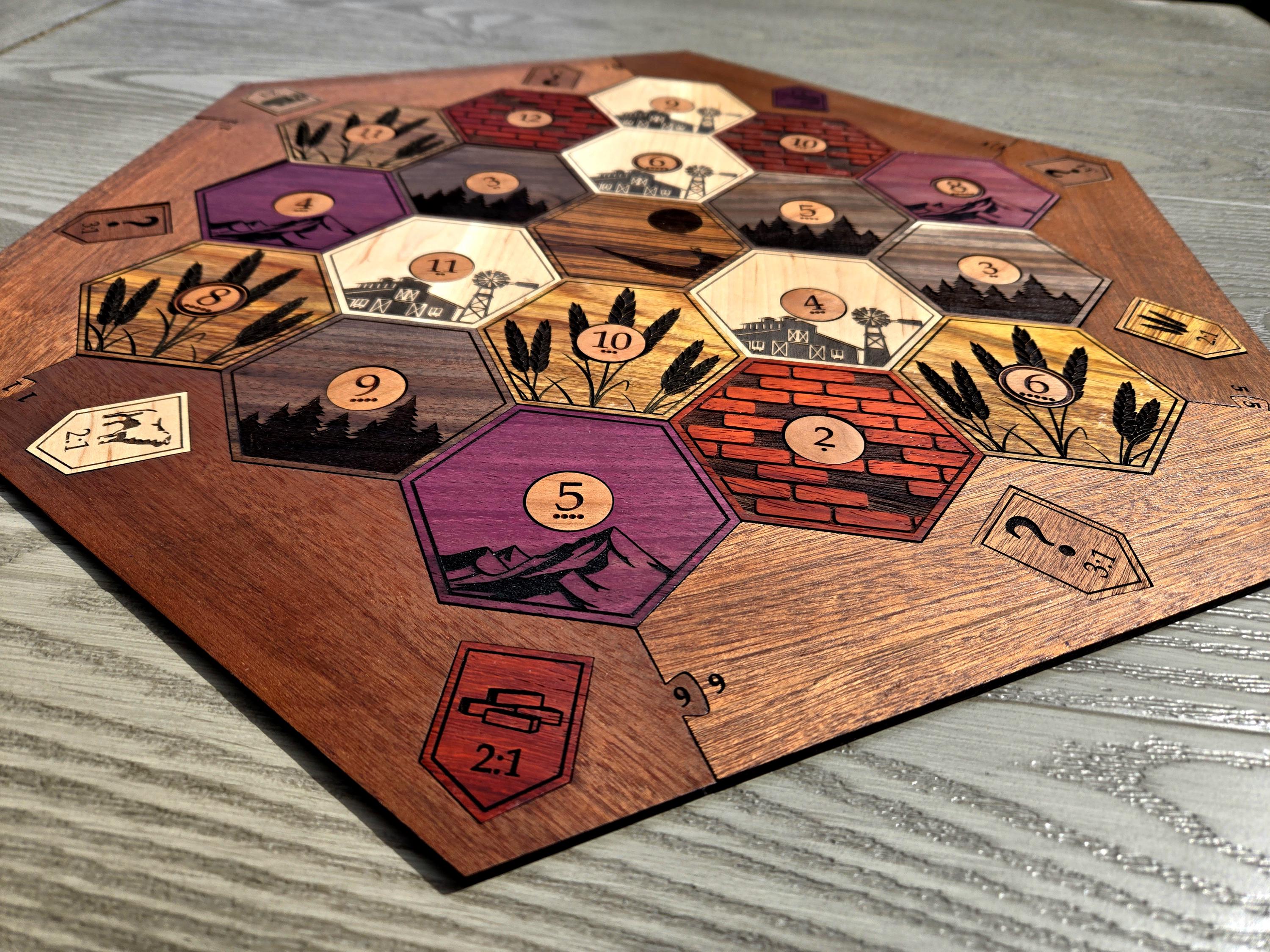 Wooden catan board - Etsy 日本