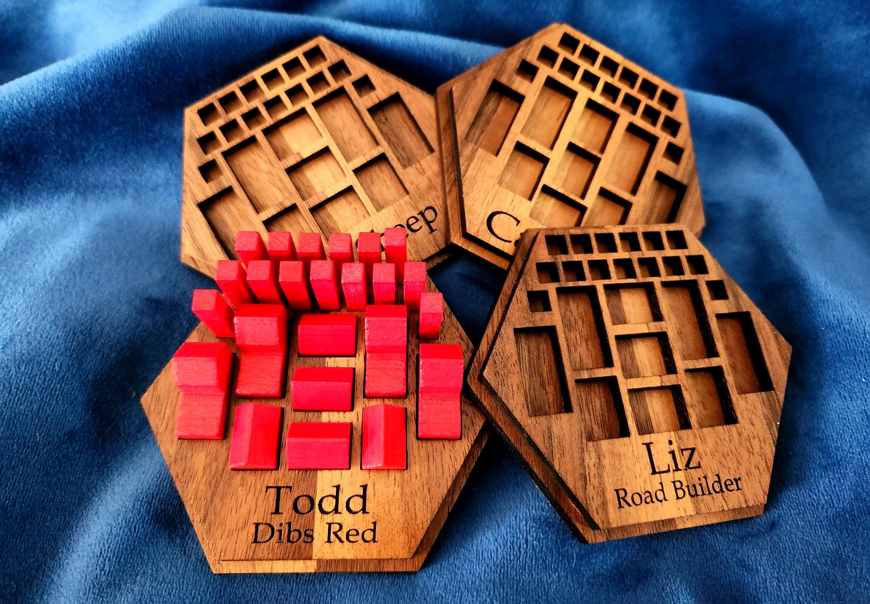 カタン　海外製木製セット Wooden Catan - Etsy