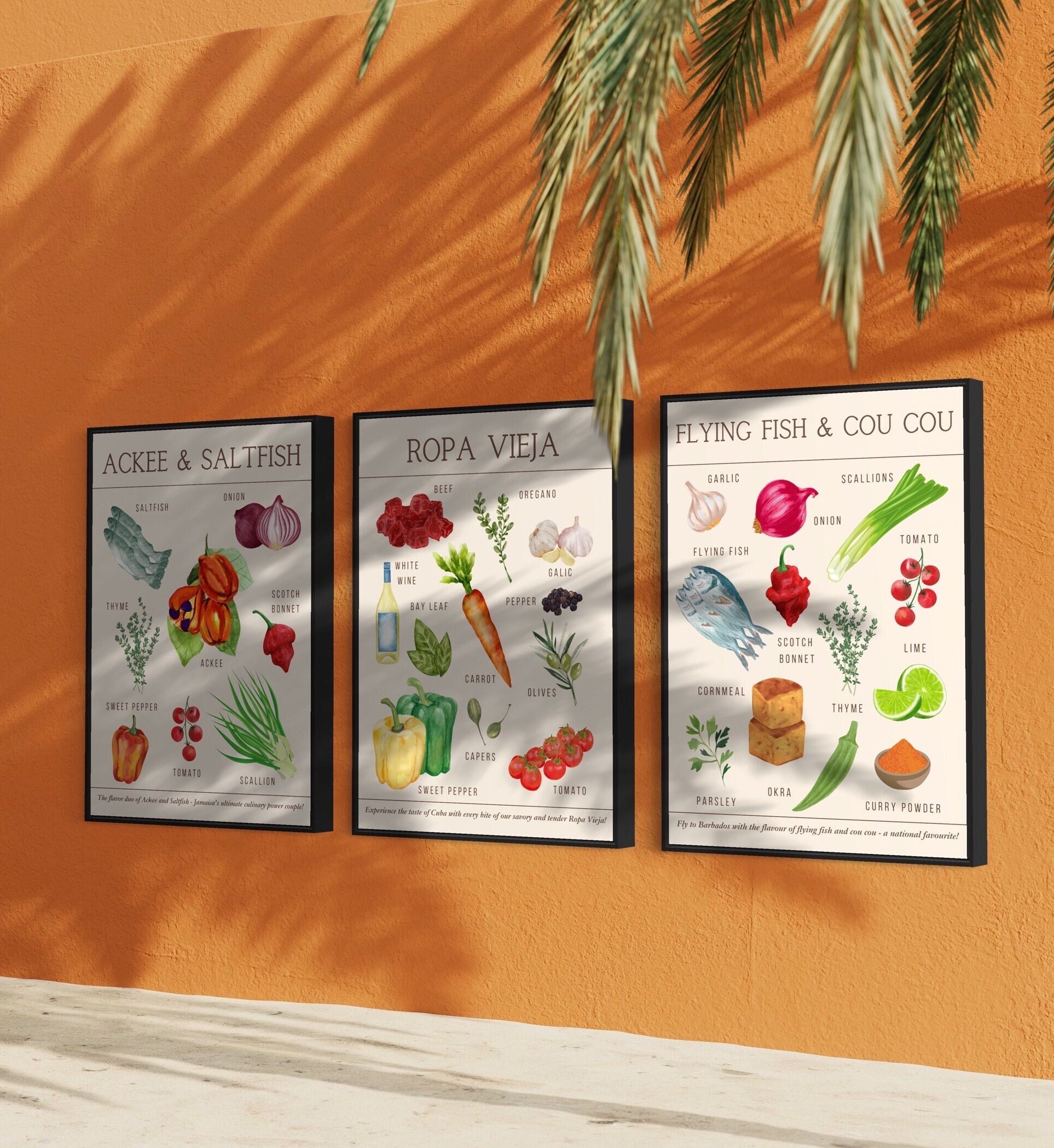 Caribbean food print México