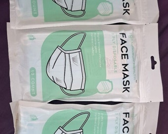 30 piece bundle disposable face mask