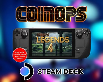 Steam Deck 750 Jeux d'arcade Téléchargement instantané - Jeux d'arcade classiques, Coinops Legends 4, Jeux rétro, Jeux vidéo rétro