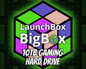 Launchbox, BigBox, Batocera, 10TB Gaming Hard Drive, Windows PC, Rog Ally, Steam Deck, Ayn Odin, Legion Go, RetroBat, Retro Video Game Roms
