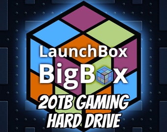 Launchbox, BigBox, Batocera, 20 TB Gaming-Festplatte, Windows-PC, Rog Ally, Steam Deck, Ayn Odin, Legion Go, RetroBat, Retro-Videospiel-Roms