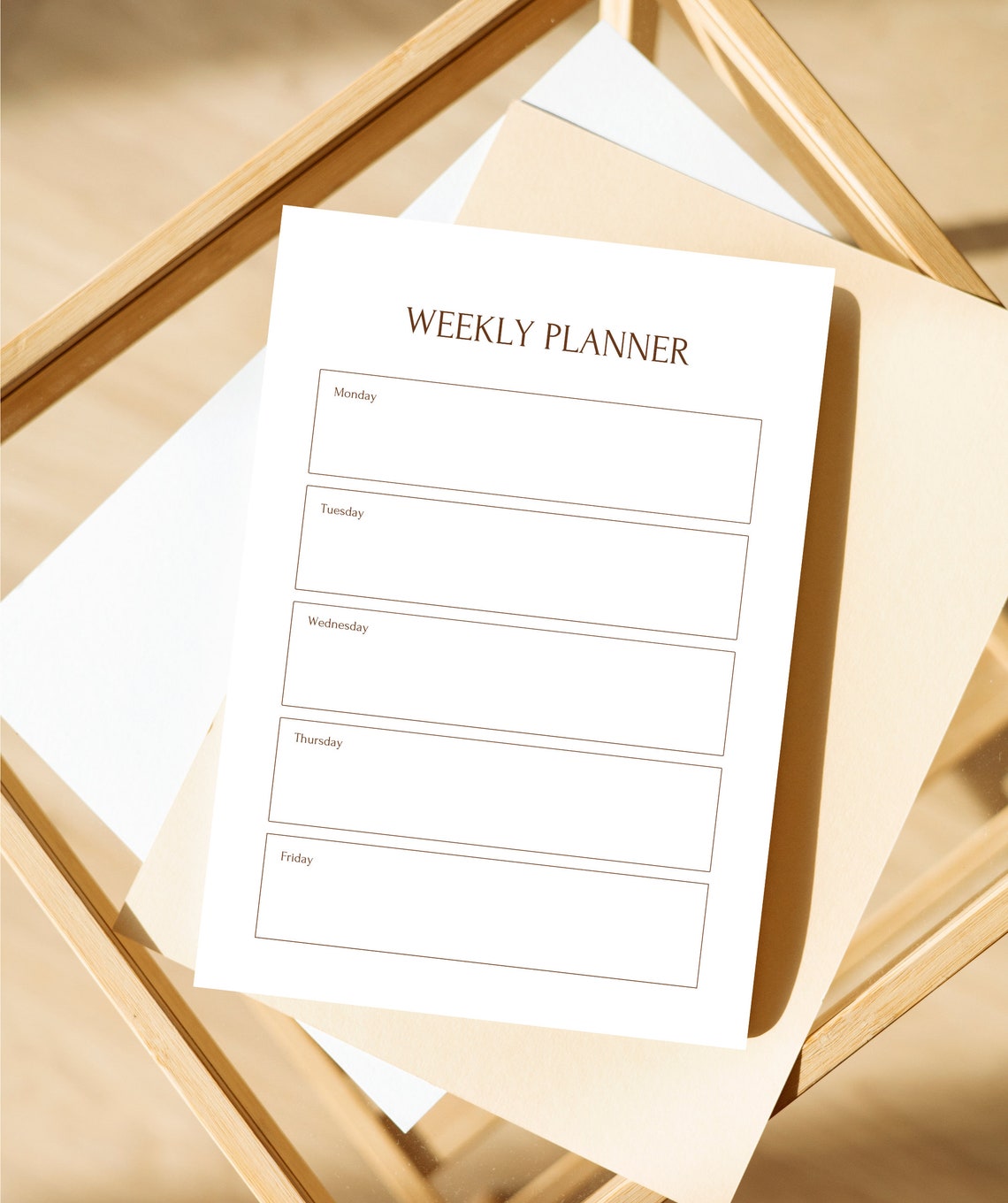 Daily, Weekly, Monthly & Yearly Planner Digital | Planner Set Printable ...