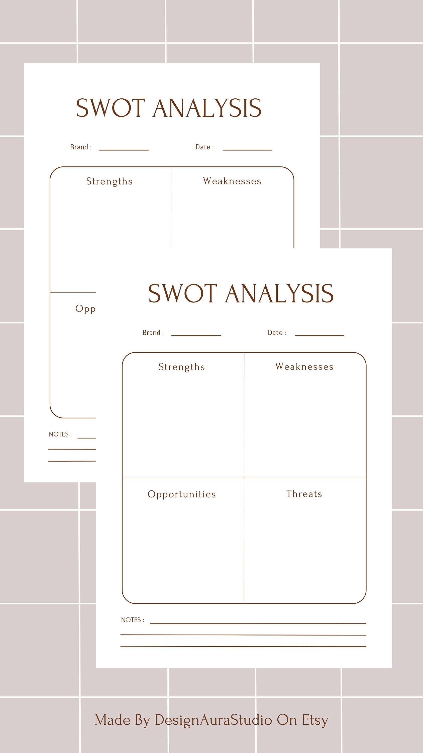 Digital Swot Template Swot Chart - Il Fullxfull.5638578967 Fii0 