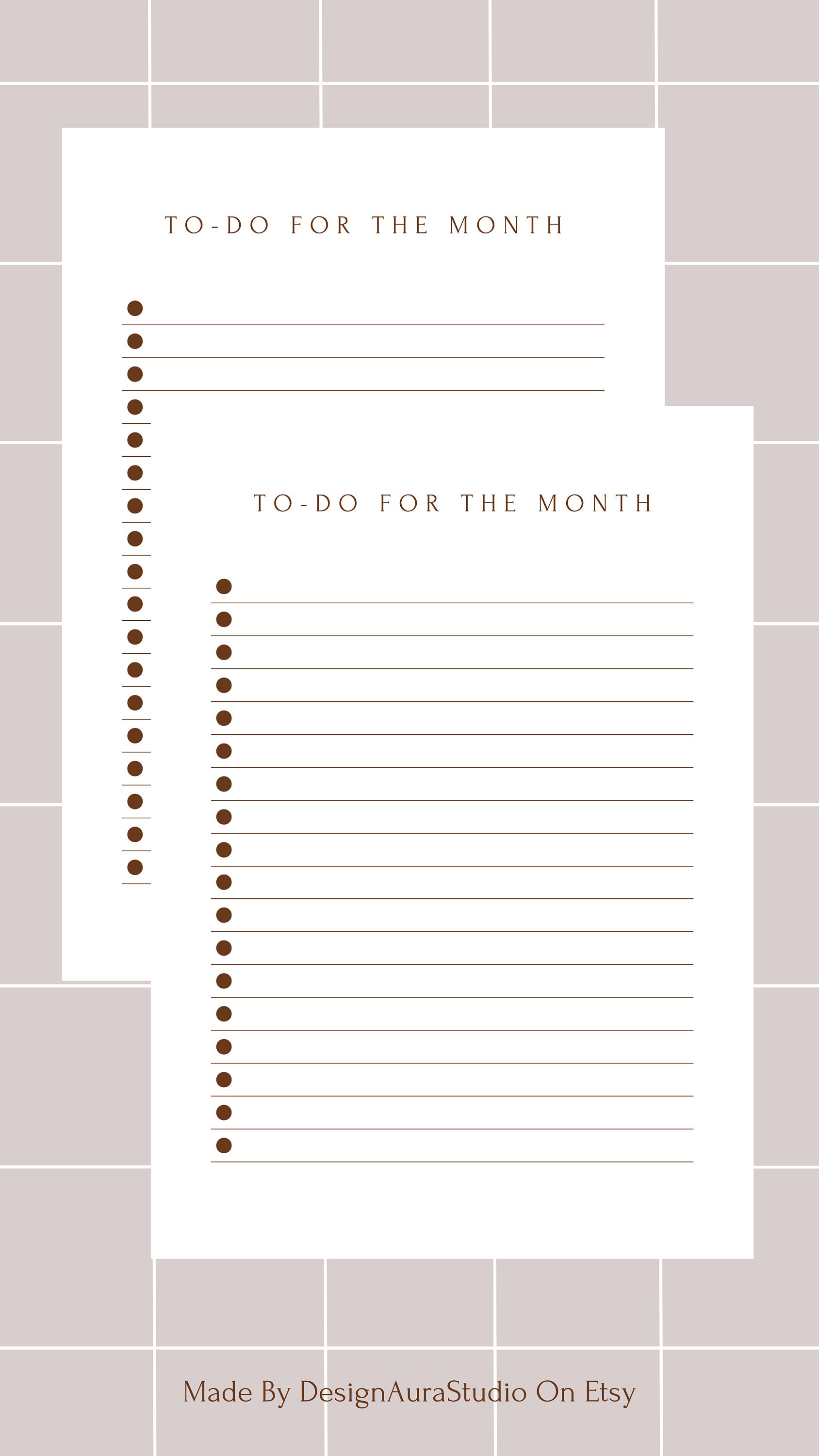 Monthly to Do List Printable to Do List Priority Digital to Do List ...