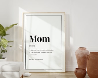 Mothers day gift poster
