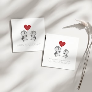 Tarjeta de aniversario: tarjeta romántica para tu pareja