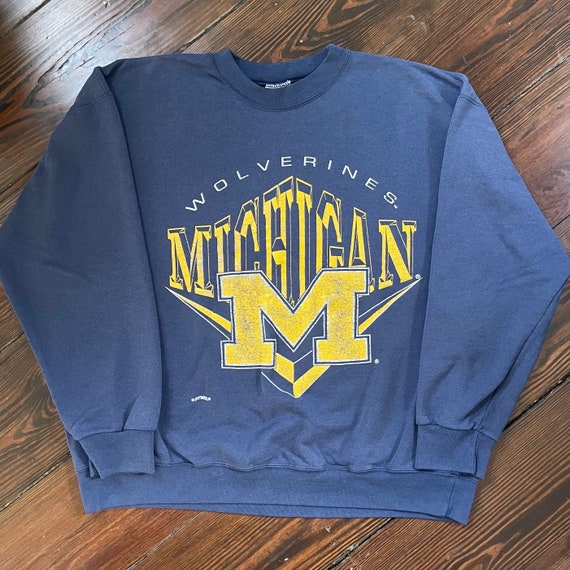 Vintage 90’s University of Michigan Crewneck (Siz… - image 2