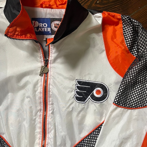 Vintage 80s Starter NHL Philadelphia Flyers Hockey Satin Jacket