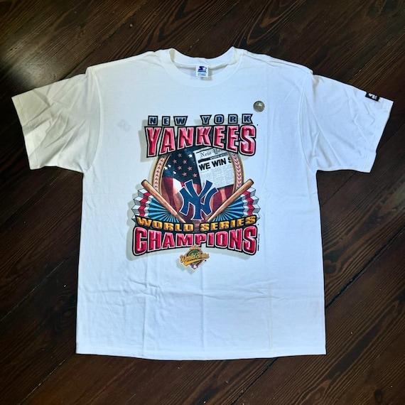 NY Yankees ヴィンテージ ゲームシャツ Vintage 1996 New York Yankees World Series Champions Starter Brand