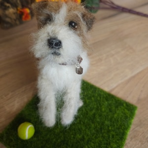 Gefilzte Miniatur Jack Russel