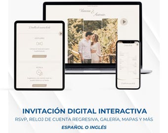 Wedding Digital Invitation, Interactive Web-Based, Elegant Minimalist Terracotta, RSVP Tracker, Bilingual Available