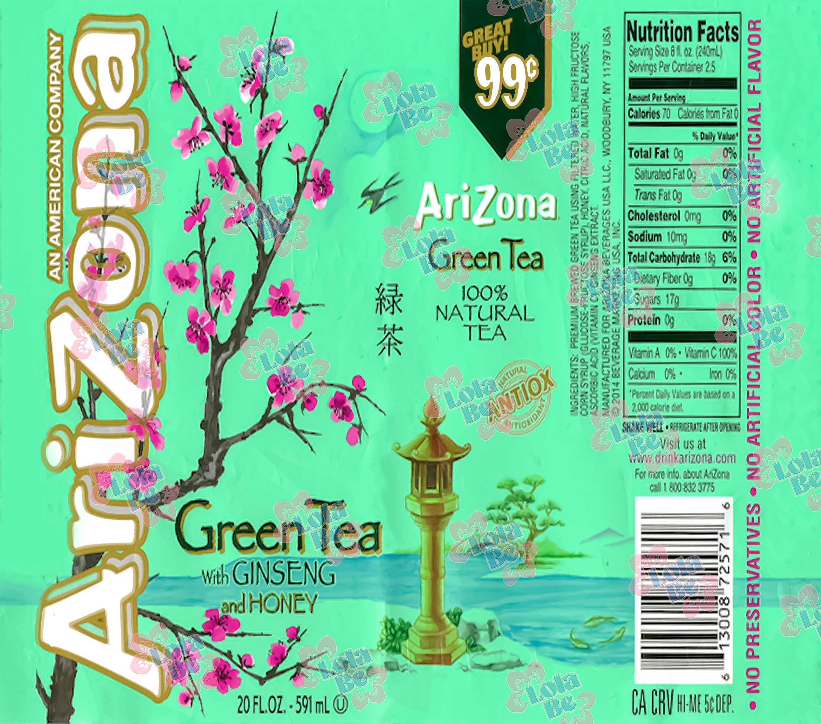 Arizona green outlet tea blanket