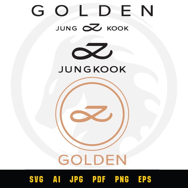 Bts printables, Bts clipart, Golden album, Jungkook golden album, Jungkook golden, Jungkook golden merch, Golden jungkook, Jk, Digital files