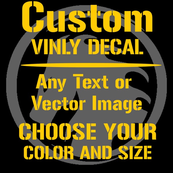 Custom Car Wall Decal Etsy