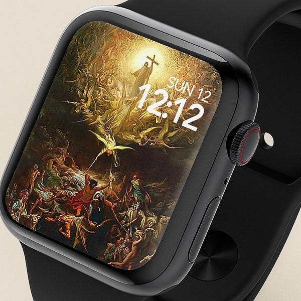 Apple Watch Face / The Triumph Of Christianity by Gustave Doré / Classic Catholic Artworks