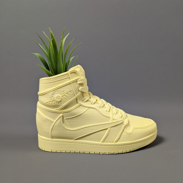 AJ1 Travis Planter (3D Printed) - Sneaker Planter - Plant Pot