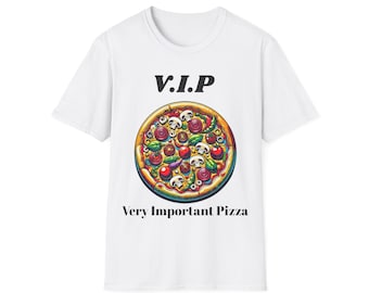 V.I.P. Very Important Pizza T-Shirt - Cotton Polyester Blend