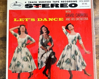 Let's Dance David Carroll & His Orchestra Reel Tape 4 Trk 7 1/2