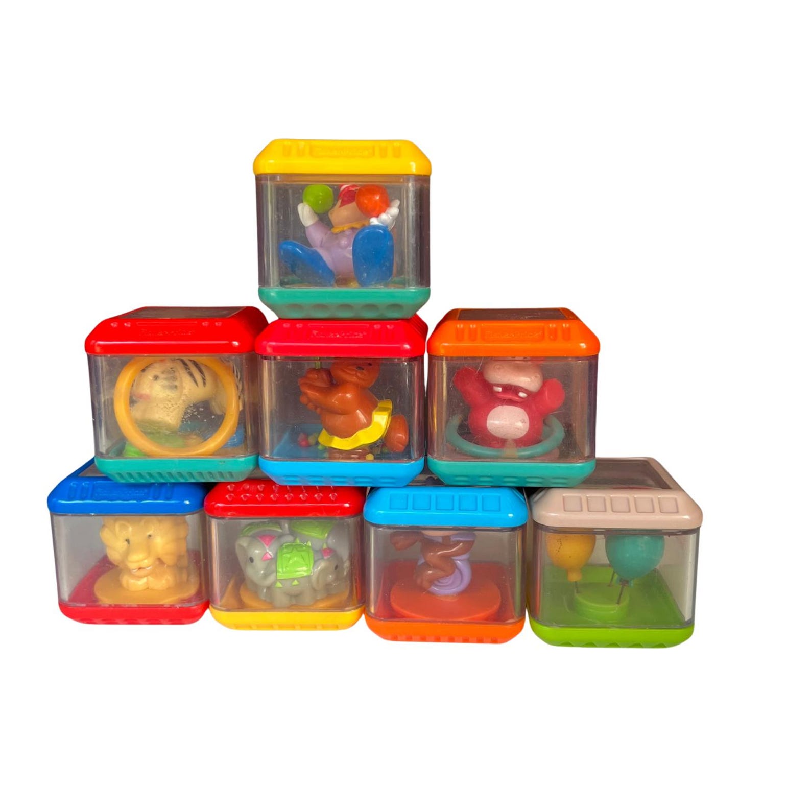 Choose Your Own Vintage Fisher Price Alphabet Peek A Boo Sensory Blocks ...