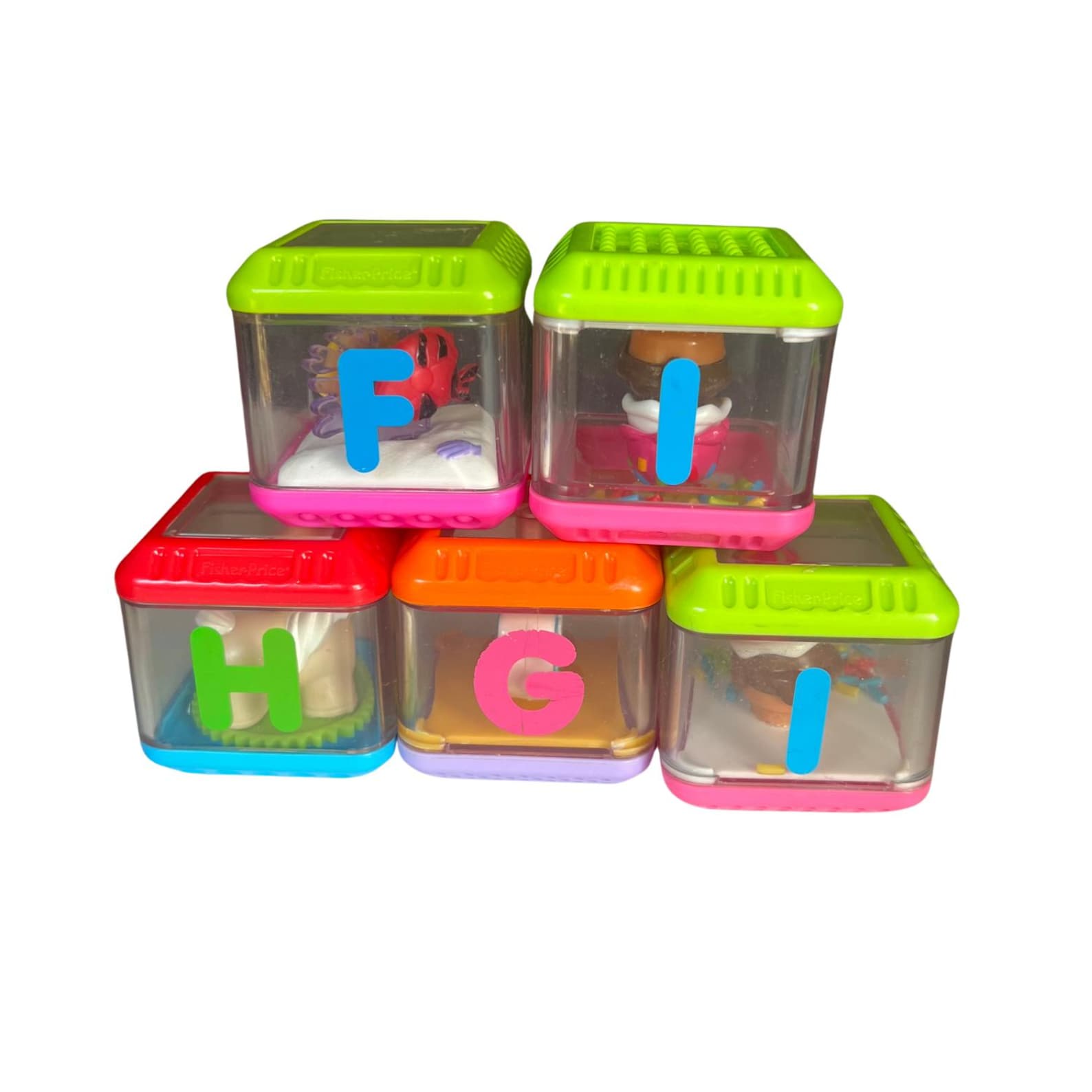 Choose Your Own Vintage Fisher Price Alphabet Peek A Boo Sensory Blocks ...
